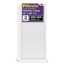 FILTRETE 에어 필터 MPR 1500 히터, 12인치 x 20인치 x 1인치