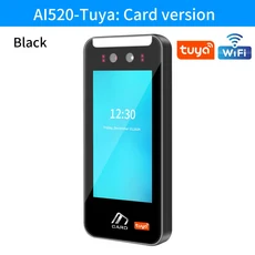 5000명 사용자 5인치 터치 LCD 2MP 카메라 생체 얼굴 인식 와이파이 출입 통제 직원 출퇴근 관리 무료 클라, 04 AI520 tuya black