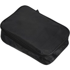 파티킬 11인치 x 7인치 탁구 패들 케이스 라켓 소프트 커버 스포츠 액세서리용 용기 가방 블랙