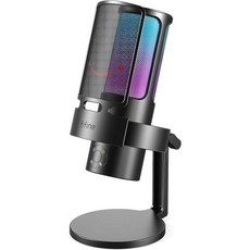 FIFINE 게이밍 마이크 스트리밍용 USB PC 팟캐스트 녹음 Mac PS4 PS5 콘덴서 컴퓨터 데스크탑 RGB 컨트롤 음소거 터치 헤드폰 잭 팝 필터 스탠드 앰플, A8PLUS, A8PLUS, A8PLUS