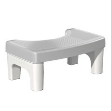 兒童防滑增高墊凳 寶寶學步輔助踏台 浴室安全墊腳凳 防滑穩固 輕巧便攜 圓角安全設計, 灰, 1個