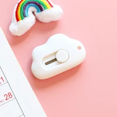 귀여운 미니 작은 주머니 크기의 공예 포장 상자 종이 봉투 커터 유틸리티 나이프 편지 오프너 학생 미술, 1개, 01 CHINA, 1. C