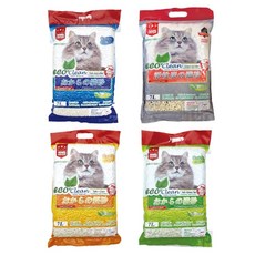 ECO 艾可貓砂【4包組】低粉塵豆腐貓砂, 1個, 豆腐砂-原味X4包,單筆宅配限一組(過重運費另計), 原味