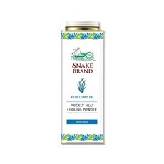 泰國Snake Brand蛇牌-清涼降溫消暑乾爽吸濕淨味留香爽身粉280g/罐-藍色海洋, 280g, 1個