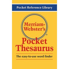 (영문도서)Merriam-Webster's Pocket Thesaurus - Newest Edition Paperback, Merriam-Webster, English, 9780877795247