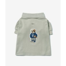 국내매장제품 예일 강아지옷 예일 애완의류 엠브로이더리 댄 퀵 드라이 피케 도기 폴로셔츠 웜그레이 323922