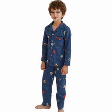 HomeevelyA 棉質兒童睡衣睡衣家居服套裝