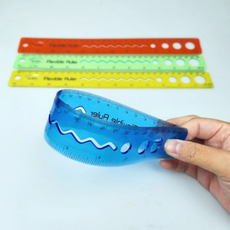 홈엔모어 구부러지는 자, 1개, 그린