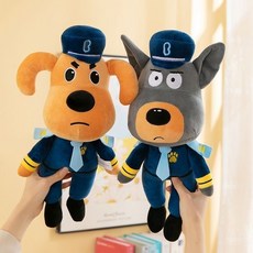 1+1 래브라도경장인형 대형 애착 sheriff labrado, 1개, 래브라도+도베르만 45cm, 1mm