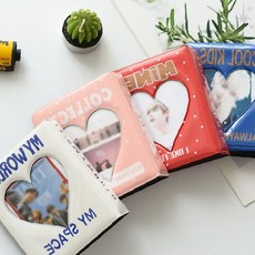 포토카드 앨범 투명 포켓 아이돌 굿즈 정리 바인더 콜렉션북 보관함 덕질 수납, 상세페이지 참조, 2콜렉트북2단-마인