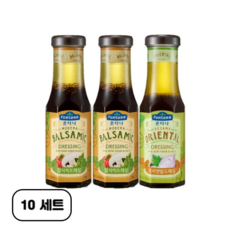 폰타나 오리엔탈 드레싱 270g x 2p + 발사믹 드레싱 270g 세트, 10세트