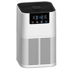 RUN기술 저소음 가정용 PM2.5 측정 공기청정기 HEPA 3단계 반려동물 냄새 털 제거 필터 공기청정기, 화이트, AP1 화이트, AP1