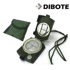 DIBOTE 迪伯特 多功能專業金屬指北針/指南針 夜光 羅盤, 1個