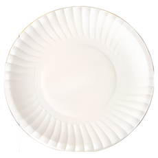 生日派對盤叉組：免洗盤、蛋糕紙盤、小叉子、起司刀、蛋糕刀一次購足，輕鬆舉辦派對！, 白黑, 1套裝, 圓形盤