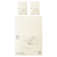 미도리 MD 프로덕트 A6 문고 노트, 무선, 3개