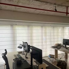 한옥 린넨블라인드 호텔 창문