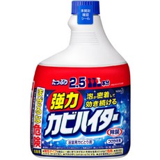 樂選購物 日本花王超好用! 強力除霉泡沫噴霧清潔劑400ml 浴室清潔/廁所清潔/浴廁用品/去黴/日本進口, 1個, 補充瓶 1000ml