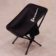 트루버 캠핑 경량체어 휴대용 접이식 의자, [매쉬X] 블랙, 1개