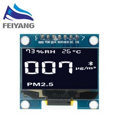 10pcs 1.3 인치 OLED 모듈 흰색/파란색 SPI/IIC I2C 통신 색상 128x64 1.3 인치 OLED LCD LED 디스플레이 모듈 1.3 "OLED 모듈 전자 부품 액세서리 소스, 7PIn-White