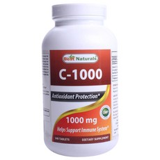 Best Naturals 維他命C-1000咀嚼錠, 1個, 240 件