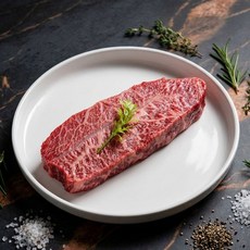 1등급 한우 부채살 스테이크 200g (스테이크소스 와사비 버터) 소스 3종, 한우부채스테이크, 1개