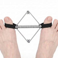 풋헬스 스트레칭 발교정 발가락운동기구 훈련기구, 블랙, 1개