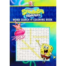 SpongeBob SquarePants Word Search and Coloring Book (Coloring & Search) [paperback], SpongeBob SquarePants Word Sea