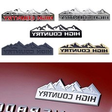 제사오스토어 엠블럼 하이컨트리 HIGH COUNTRY 차량용 자동차 디자인 트렁크, 옵션품절_1_05_POKA1034