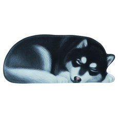 까마느 3D 강아지 고양이 방석 매트 바닥 욕실 주방 침실 베란다 현관 미끄럼방지 귀여운 다용도, A