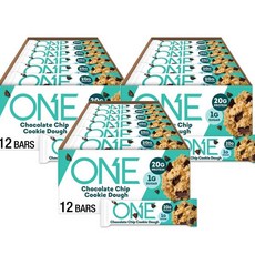 ONE 원 프로틴바 초콜릿칩 쿠키 12p 720g, 3개