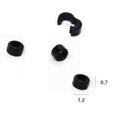 hongco 미니집게 앞머리핀 강아지핀, 1개