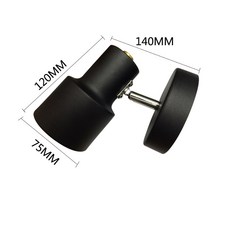 華燈惠 現代簡約床頭燈 背景牆燈酒店工程可調節鏡前燈閱讀旋轉壁燈led壁燈, 砂黑C,5, 砂黑C