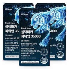 올리트루 블랙마카 파워업 35000, 3개, 120정