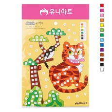 유니아트 EVA모자이크 아트, 1개, 우리민화_호작도
