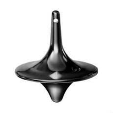 영화 인셉션 토템 팽이 메탈 회전 팽이 장식 소품 굿즈, Black