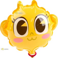 파티 풍선 고정 소형 금비 캐릭터 집게 장식핀 1개