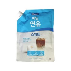 매일유업 매일 연유 스위트 파우치 1kg, 6개