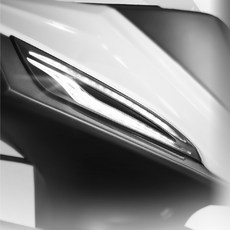 AJ JET SYM JET S SR SL 雙刃日行燈 方向燈 單色版 變色版, 夜色黑框亮黑烤漆