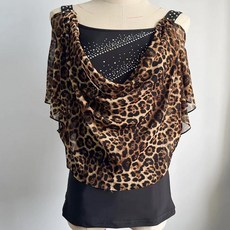 왈츠 댄스복 상의 스포츠댄스복 에어로빅복 라틴 공연의상