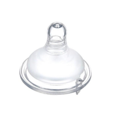 小獅王 寬口奶嘴頭，柔軟矽膠材質，防脹氣設計，多種尺寸可選, 圓孔S, 4個