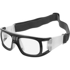 스쿼시 고글 스포츠고글 글레어 렌즈와 조절 가능한 스트랩이 있는 힐리프티 UV 저항 충격 방지 스포츠 농구 축구 사이클링 야외 운동용 블랙, 스쿼시 고글 스포츠고글 글레어 렌즈와 조절 가능한 스트