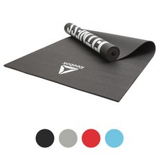 리복 피트니스 요가 매트(RAMT-11024), 그레이, 1개