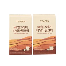 티젠 실론 얼그레이 바닐라 밀크티 분말, 15g, 20개입, 2개