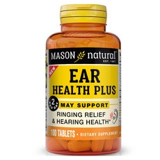 Mason Naturals 耳部健康Plus錠, 1個, 100錠