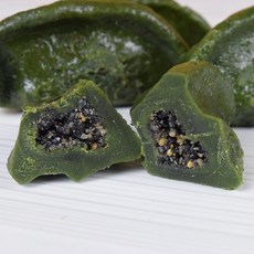 영광 모싯잎 송편 찐 흑임자 깨송편 개별포장, 20개, 40g