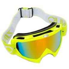 ZJNUO ATV 고글 더트 바이크 오토바이 오프로드 모토크로스 라이딩 레이싱 MX UTV 방풍 방진 스크래치 방지 성인 남성 청소년용 자외선, 5 Fluo scent G en Frame color, 1개