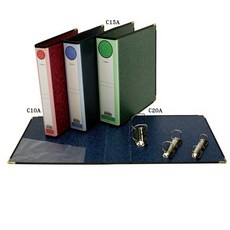 自強 C10A 二孔D型夾，文件收納穩固，辦公室文件整理好幫手, 綠, 1個