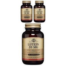 SOLGAR 葉黃素軟膠囊 20mg, 60顆, 3罐