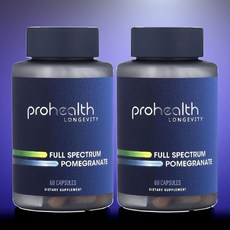 프로헬스 롱제비티 석류 열매 즙 추출물 효능 추천 60캡슐 2병, 60정
