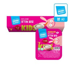 어린이용 푸디버디 부드러운 쌀밥 140g 6개